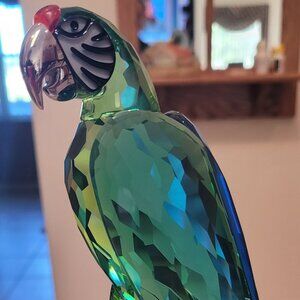SWAROVSKI CRYSTAL  CHROME MACAW